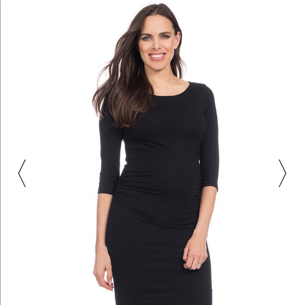 Black Maternity shift dress